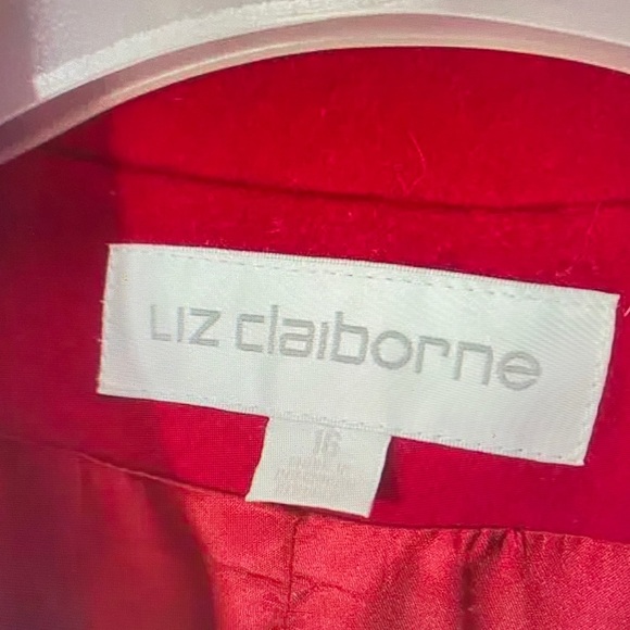 Liz Claiborne Vibrant Red Trench Coat - Picture 9 of 16